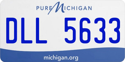 MI license plate DLL5633