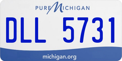 MI license plate DLL5731