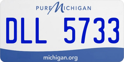 MI license plate DLL5733