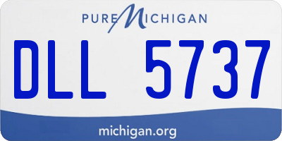 MI license plate DLL5737