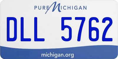 MI license plate DLL5762