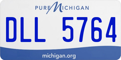 MI license plate DLL5764
