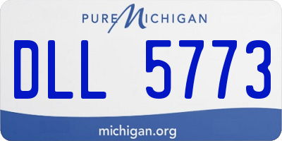 MI license plate DLL5773