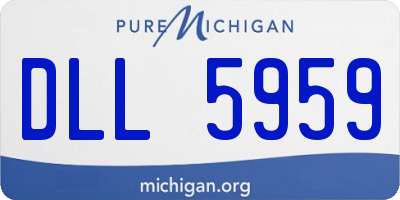 MI license plate DLL5959