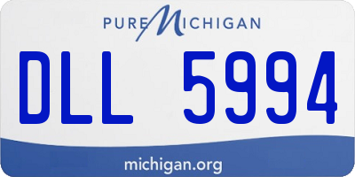 MI license plate DLL5994