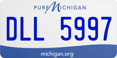 MI license plate DLL5997