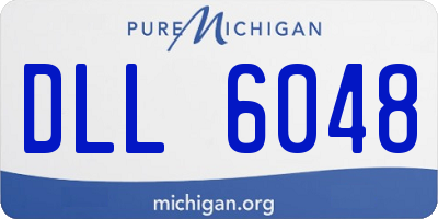 MI license plate DLL6048