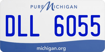 MI license plate DLL6055