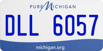 MI license plate DLL6057