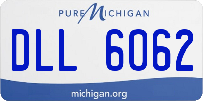 MI license plate DLL6062