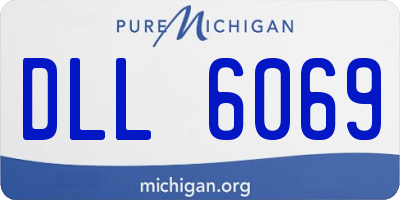 MI license plate DLL6069