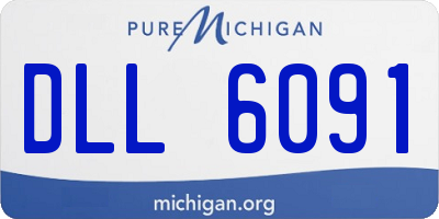 MI license plate DLL6091