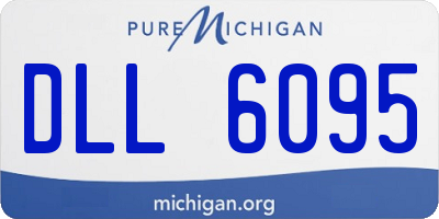 MI license plate DLL6095