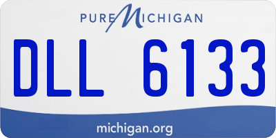 MI license plate DLL6133
