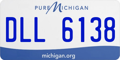 MI license plate DLL6138