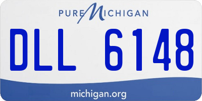 MI license plate DLL6148