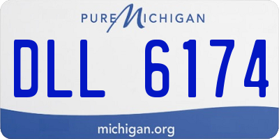 MI license plate DLL6174