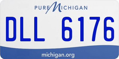 MI license plate DLL6176