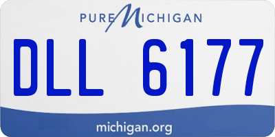 MI license plate DLL6177