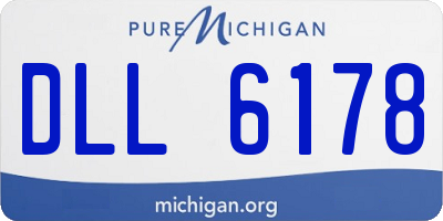 MI license plate DLL6178