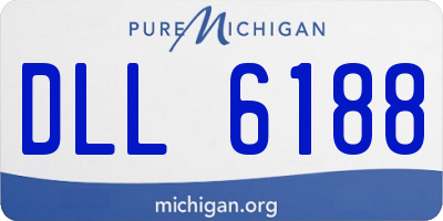 MI license plate DLL6188