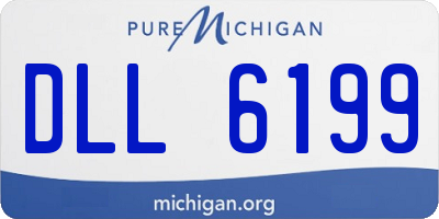 MI license plate DLL6199