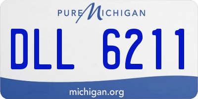 MI license plate DLL6211