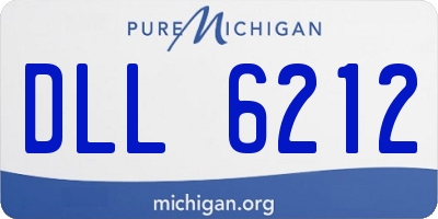 MI license plate DLL6212