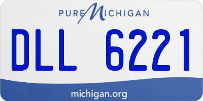 MI license plate DLL6221