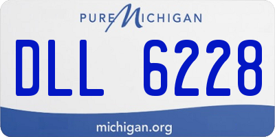 MI license plate DLL6228