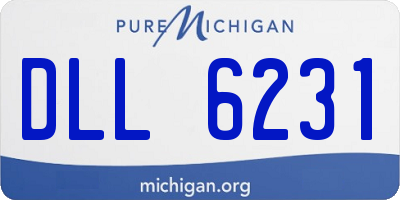 MI license plate DLL6231