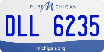 MI license plate DLL6235
