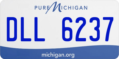 MI license plate DLL6237
