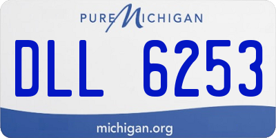 MI license plate DLL6253