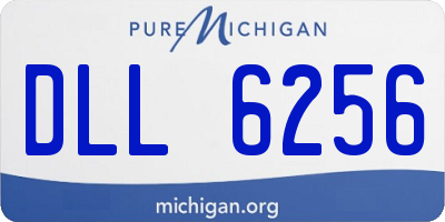 MI license plate DLL6256