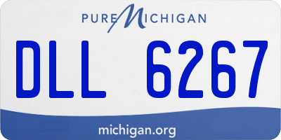 MI license plate DLL6267