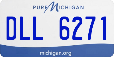 MI license plate DLL6271