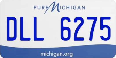 MI license plate DLL6275
