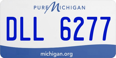 MI license plate DLL6277