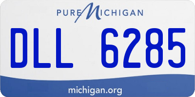 MI license plate DLL6285