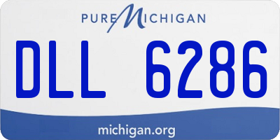 MI license plate DLL6286