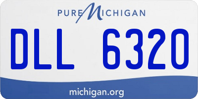 MI license plate DLL6320
