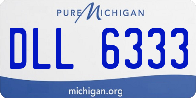 MI license plate DLL6333