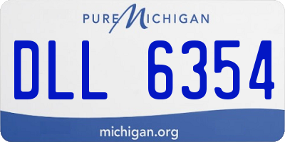 MI license plate DLL6354