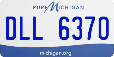 MI license plate DLL6370