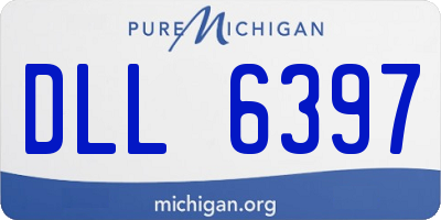MI license plate DLL6397