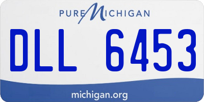 MI license plate DLL6453
