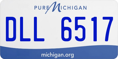 MI license plate DLL6517