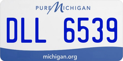MI license plate DLL6539