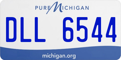 MI license plate DLL6544